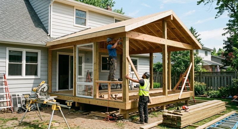 Enclosed Deck Installation in Austin, TX