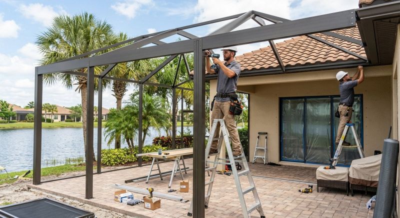 Lanai Installation in Dallas, TX