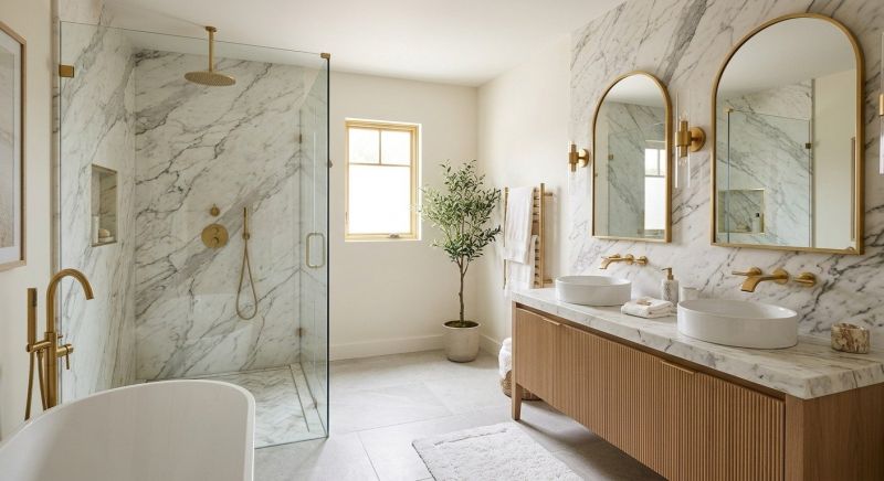 Luxury Bathroom Installation in Portland, ME