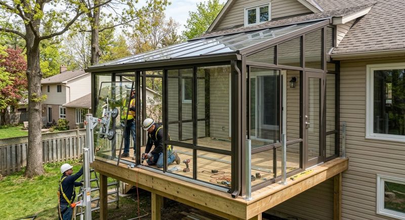 Deck Enclosure Installation in Boulder, CO