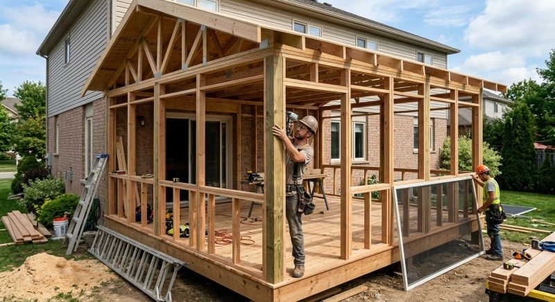 Enclosed Deck Installation in Cincinnati, OH