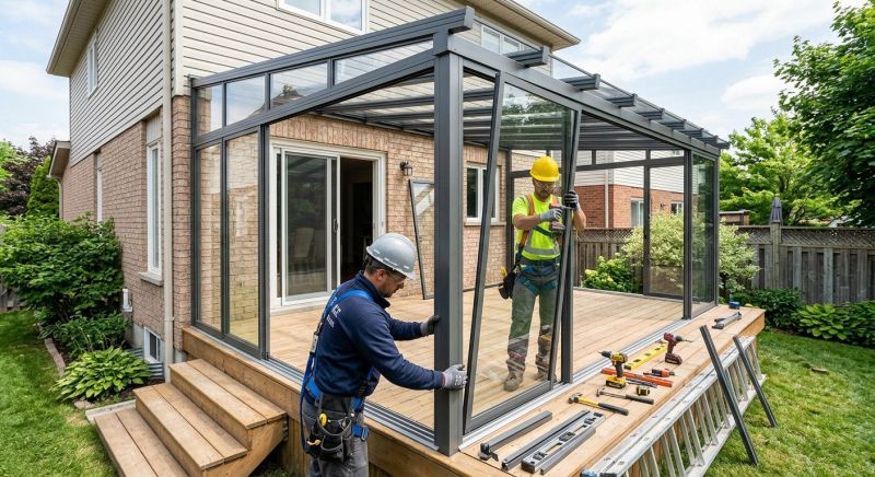 Enclosed Patio Installation in Longmont, CO