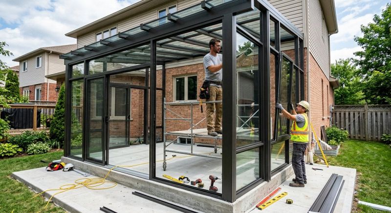 Enclosed Patio Installation in Charlotte, NC