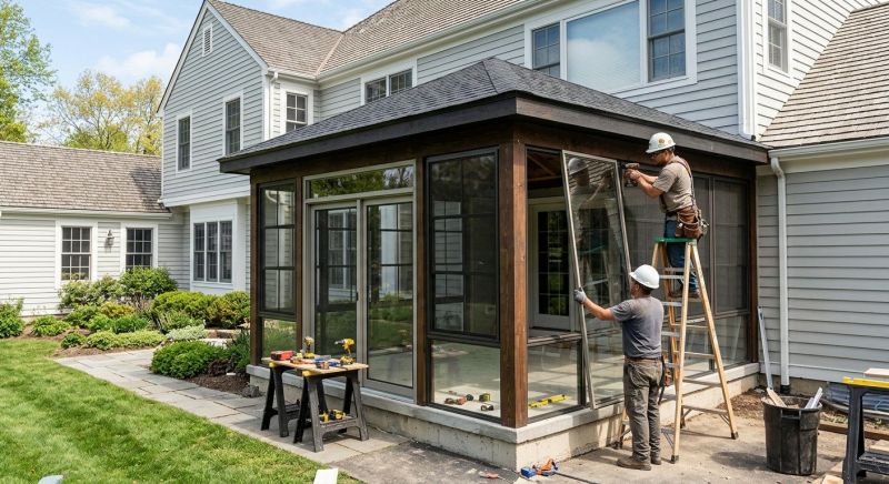 Enclosed Porch Construction in Seattle, WA