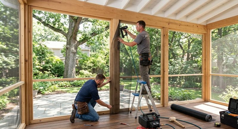 Enclosed Porch Construction in Cincinnati, OH