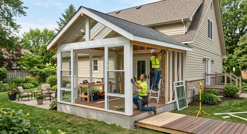 Enclosed Porch Installation in Nashville, TN