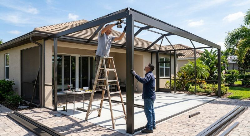 Lanai Enclosure Installation in Nashville, TN