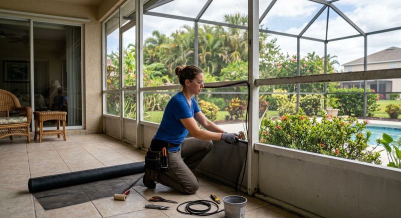 Lanai Enclosure Repair in Dallas, TX