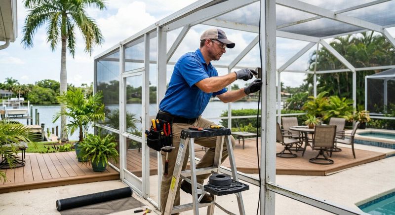 Lanai Enclosure Repair in Austin, TX