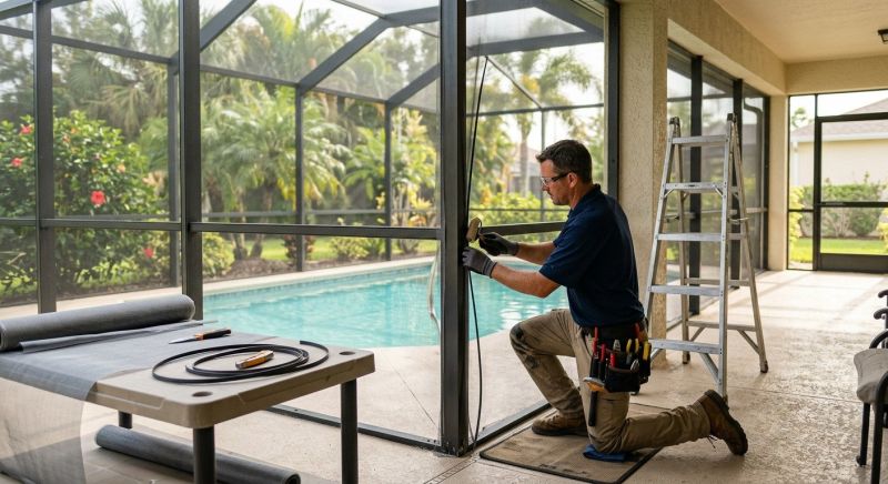 Lanai Enclosure Repair in Austin, TX