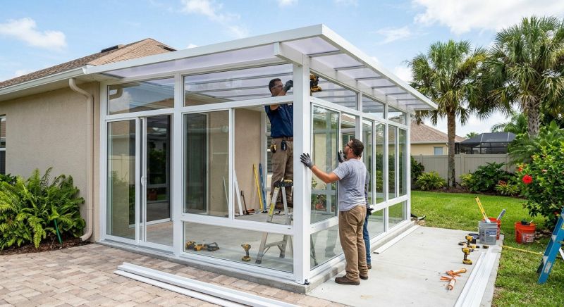 Sunroom Addition Construction in Austin, TX