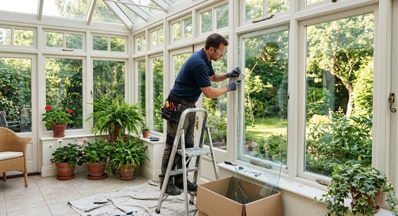 Sunroom Glass Repair in Asheville, NC